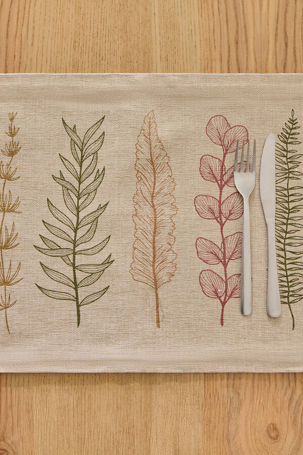 Textura Einzelbl&auml;tter Naturwei&szlig;