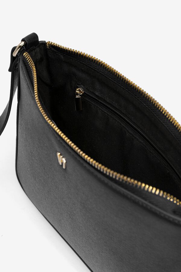 Vilanova Bolso Bandolera Efecto Piel negro