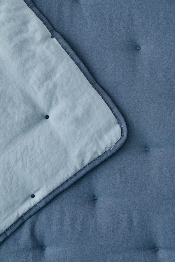 Textura Topper acolchado puntos rosa