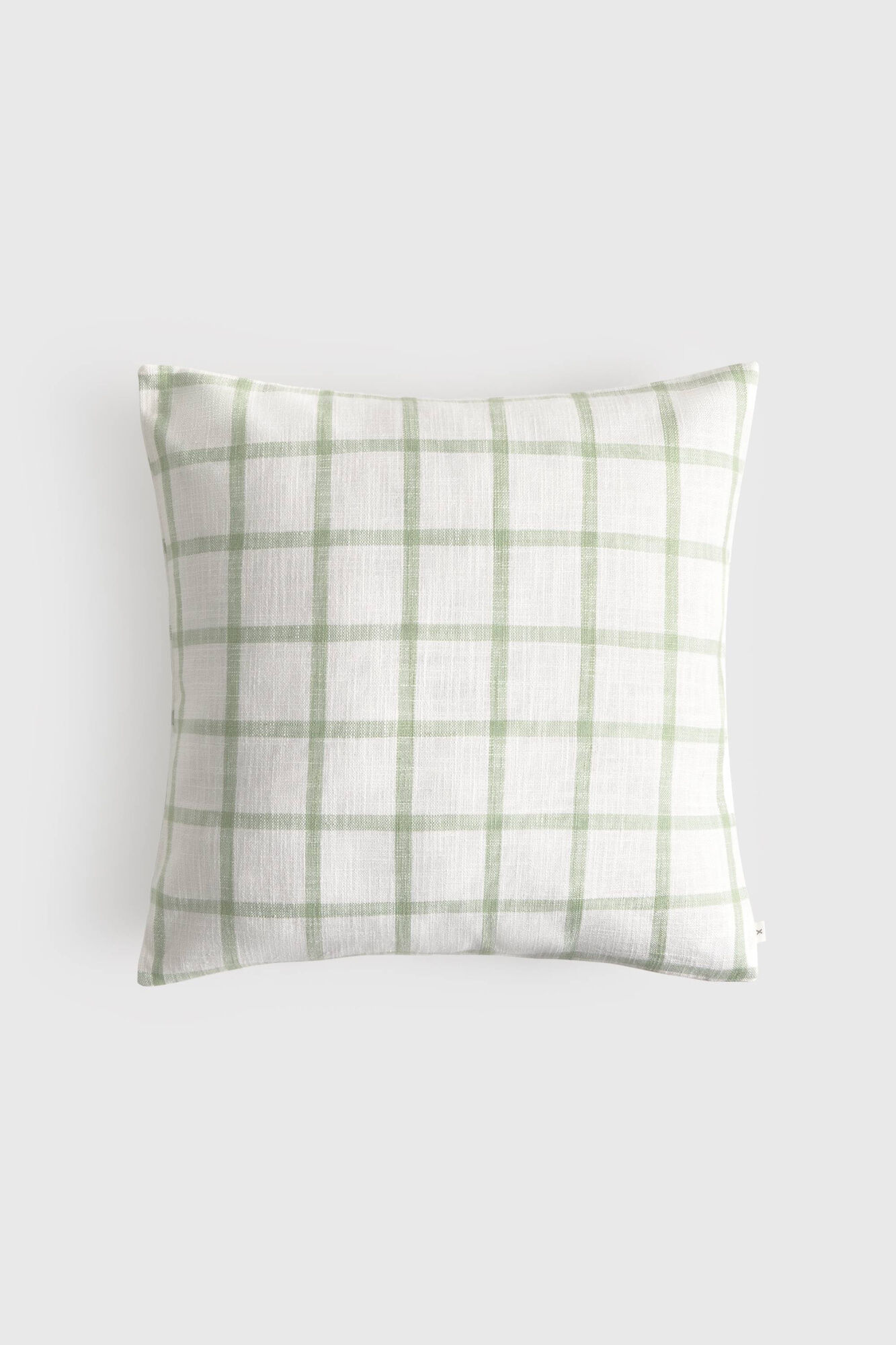 Textura Funda coj&iacute;n algod&oacute;n a cuadros