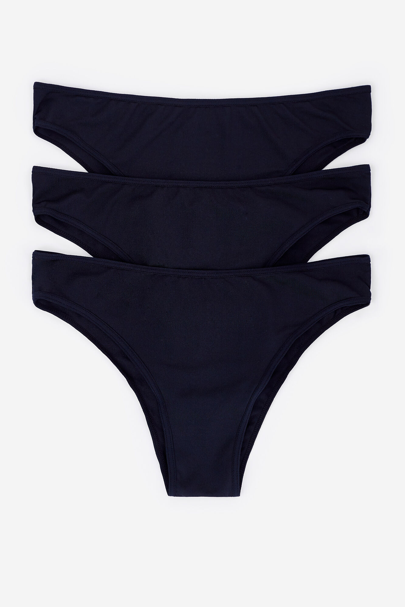 Women'secret 3er-Pack Brazilian Slips aus Mikrofaser