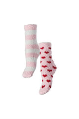 Pieces Set Calcetines Estampados coral