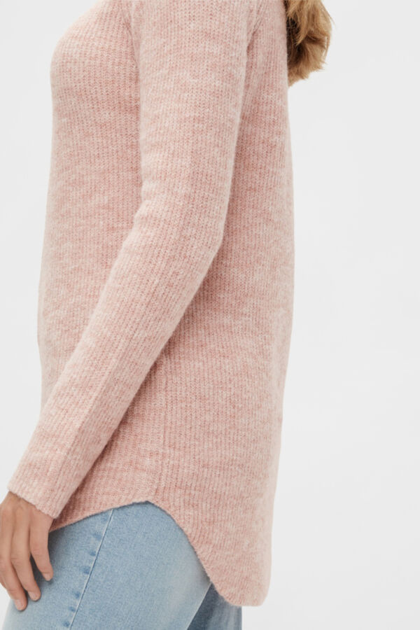Womensecret Long knit jumper  Ružičasta