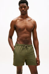 Tommy Hilfiger Men's side lettering swimwear beige