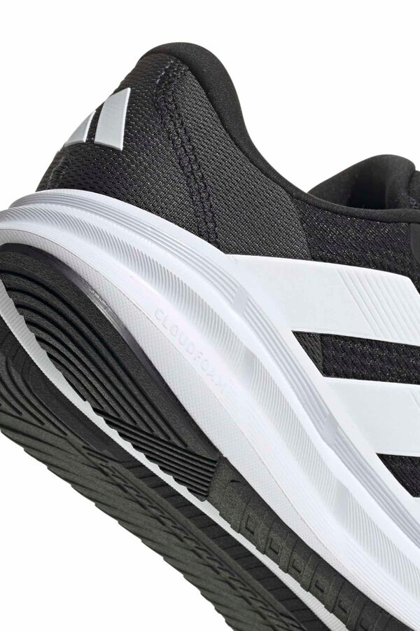 Adidas Galaxy 7 3-stripe running trainers black