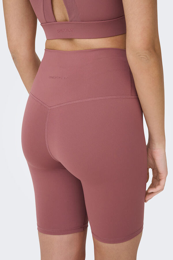 Only Play Leggin Ciclista tiro alto con bolsillo fucsia