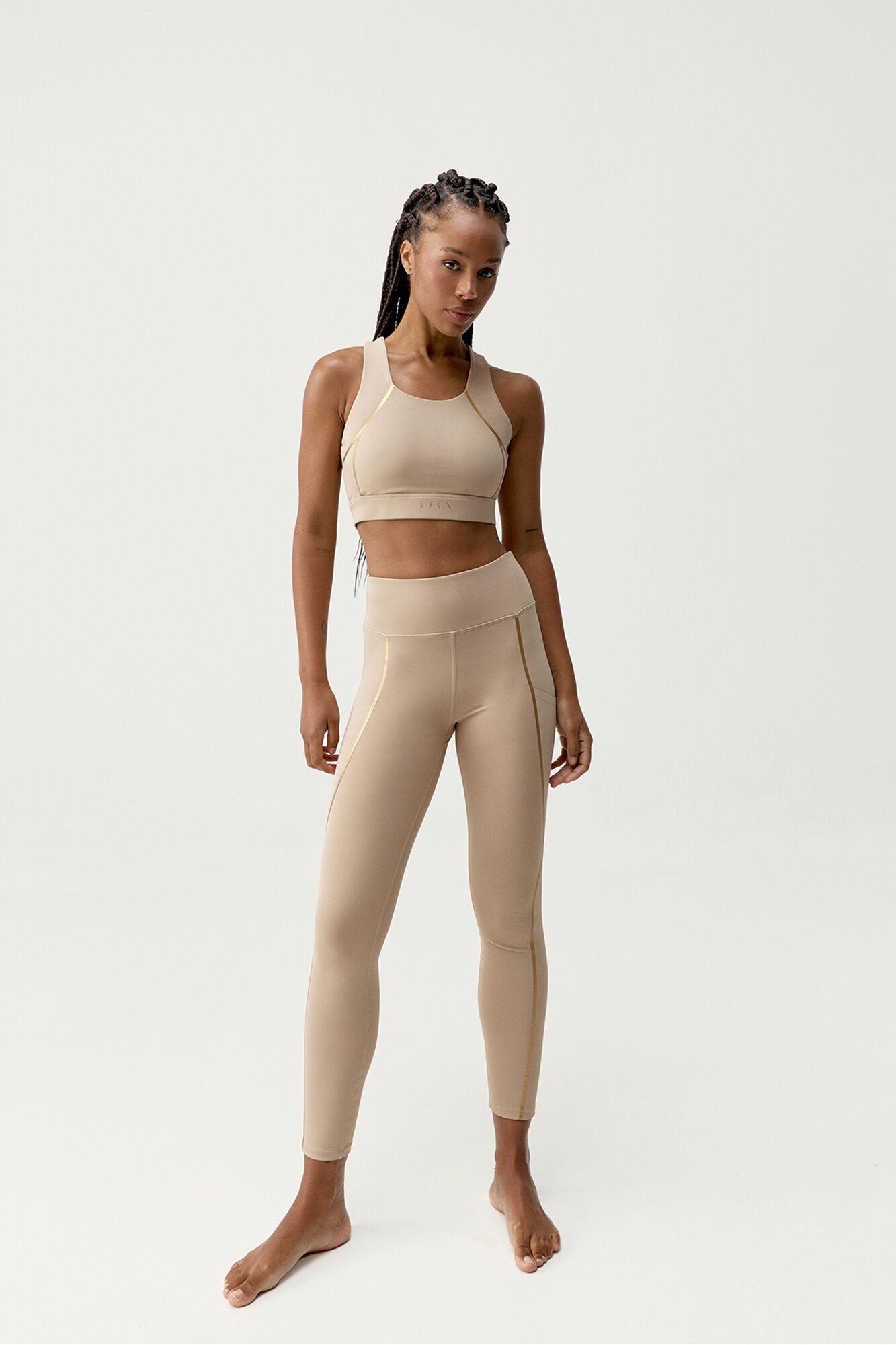 Born Living Yoga Legging deportivo Gold beige