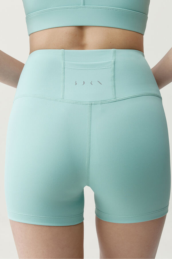 Born Living Yoga Pantal&oacute;n corto deportivo Deo azul claro azul