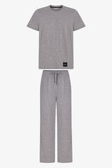 Penti Men's Short-Sleeve Pyjama Set grey