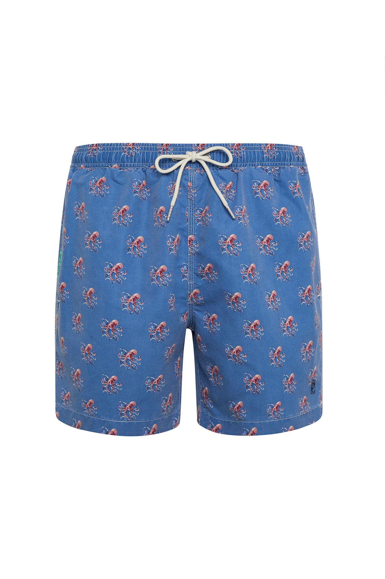 Kiff-Kiff Fato de banho bermuda azul jeans polvos