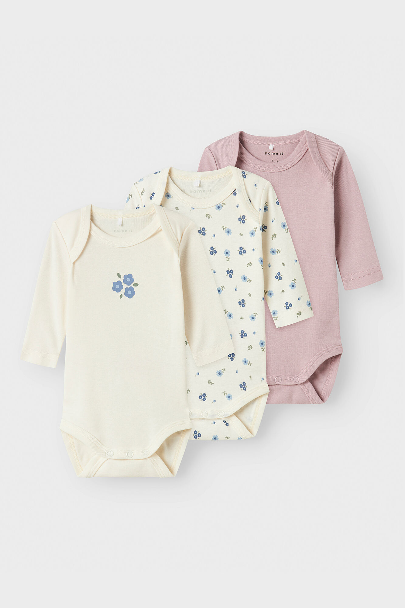 Name it Set of 3 baby bodysuits