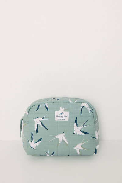 Womensecret Large bird print toiletry bag  printed