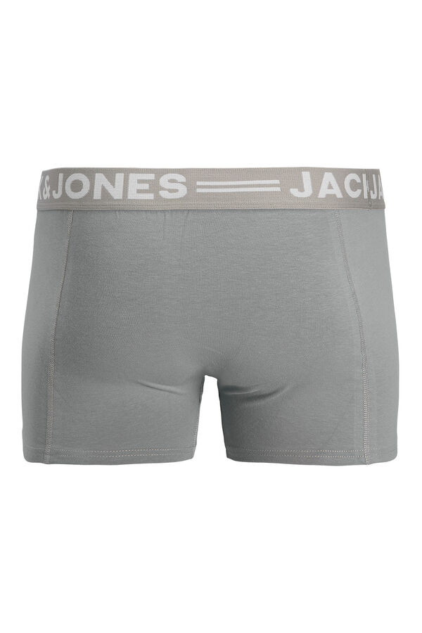 Jack & Jones Pack 3 boxers logo gris