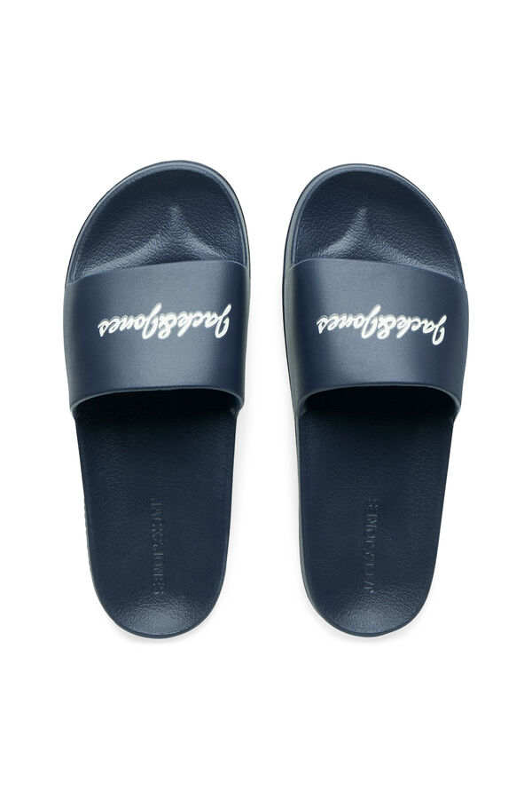 Jack & Jones Men's flip flops with logo blue
