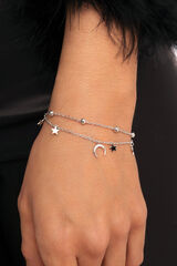 Singularu Silver Moon Bracelet grey