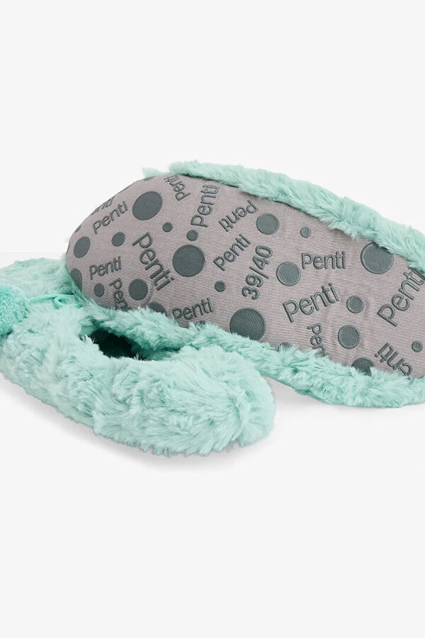 Penti Cozy Pumpom Booties green