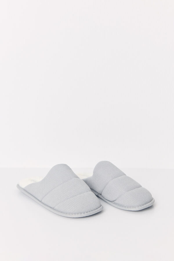 Womensecret Closed gray house slippers grey