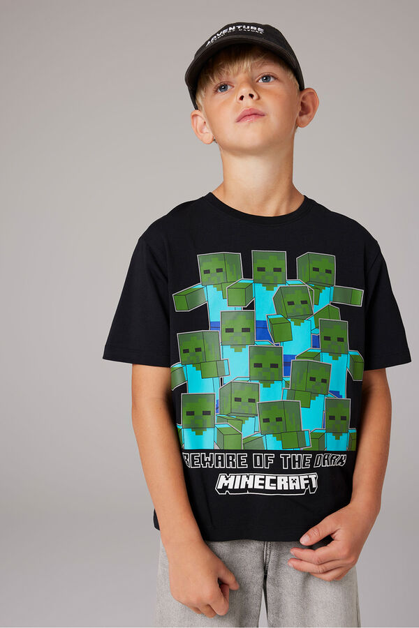 Name it Minecraft T-shirt for boys  black