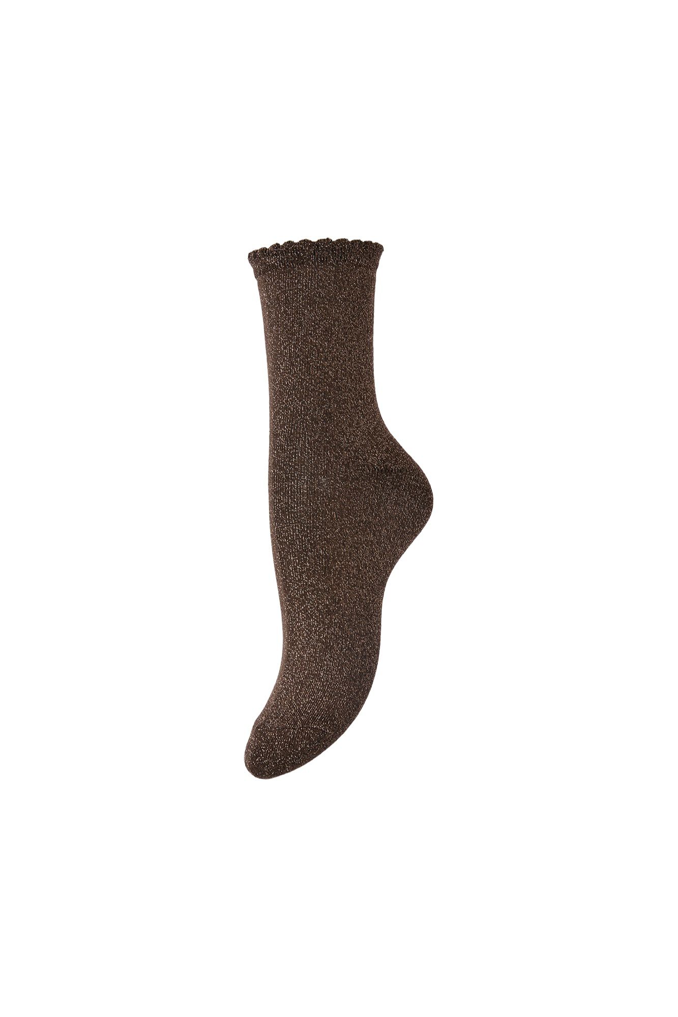 Pieces Plain lurex socks