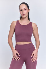 Only Play Seamless sports crop top pink