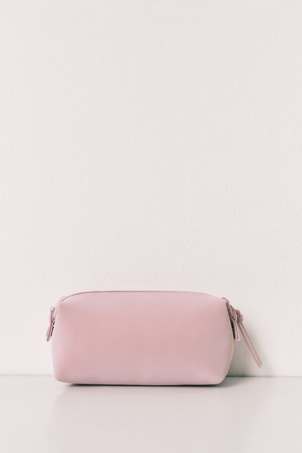 Women'secret Pink zip vanity case pink