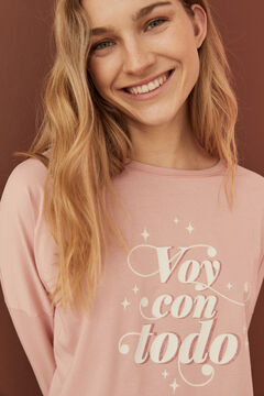 Womensecret Pink 100% cotton La Vecina Rubia pyjamas pink