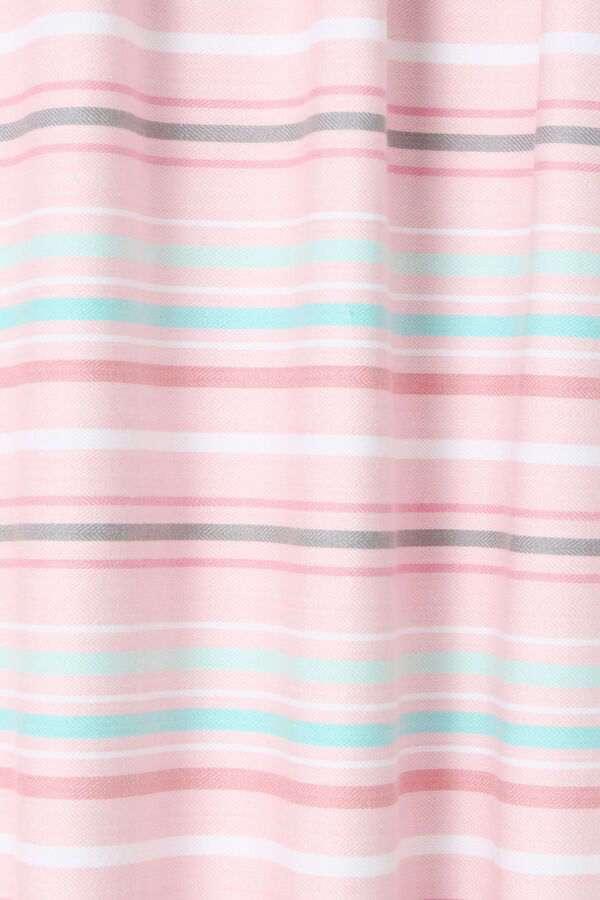 Womensecret Striped and terrycloth beach towel rózsaszín