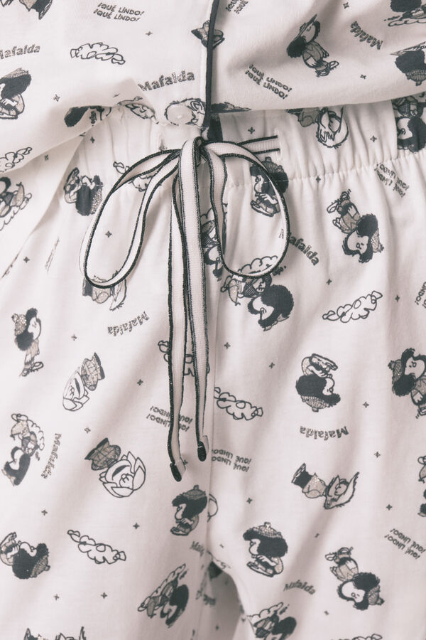 Women'secret White 100% cotton classic pyjamas EL PRINCIPITO white