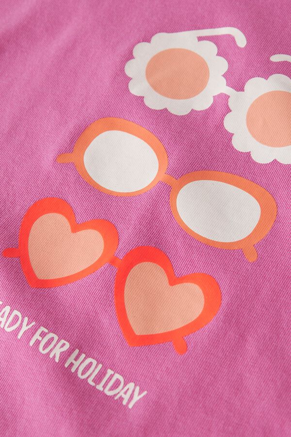 Name it T-shirt and short set pink