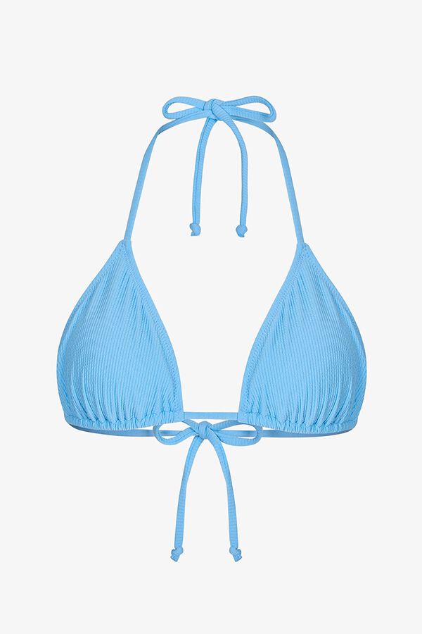Penti Top bikini triangular canal&eacute; azul