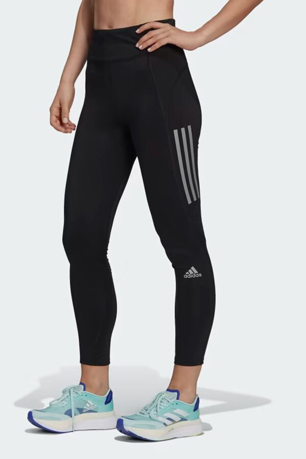 Adidas Wms Tight 7/8 Own The Run Tgt Black, Sports leggings and trousers  for women