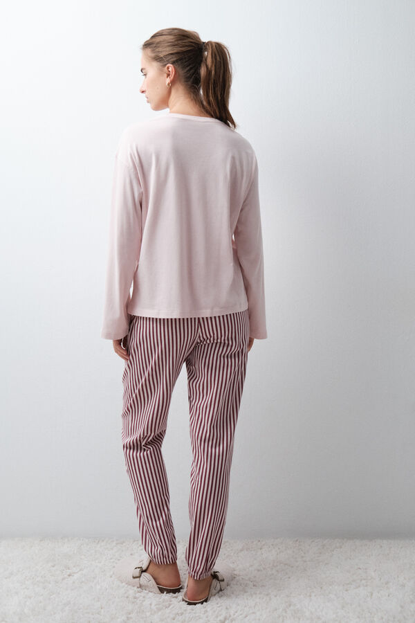 Women'secret Peter Rabbit cotton long pyjamas pink