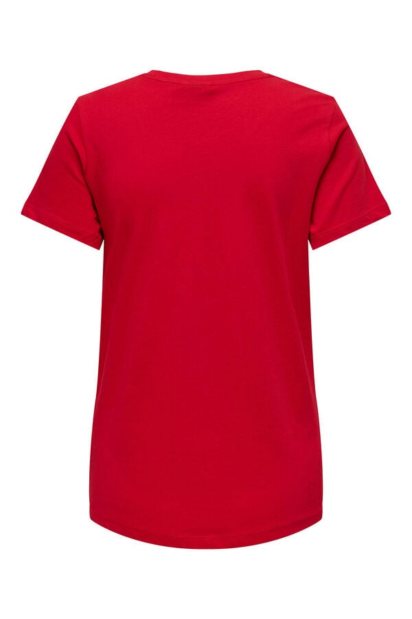 Womensecret Camiseta maternity navidad rojo