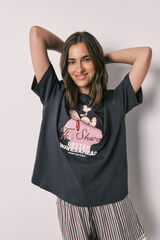Women'secret Snoopy cotton short pyjamas grey