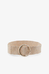 Pieces Kai&scaron; sa velikom zlatnom kopčom Braon