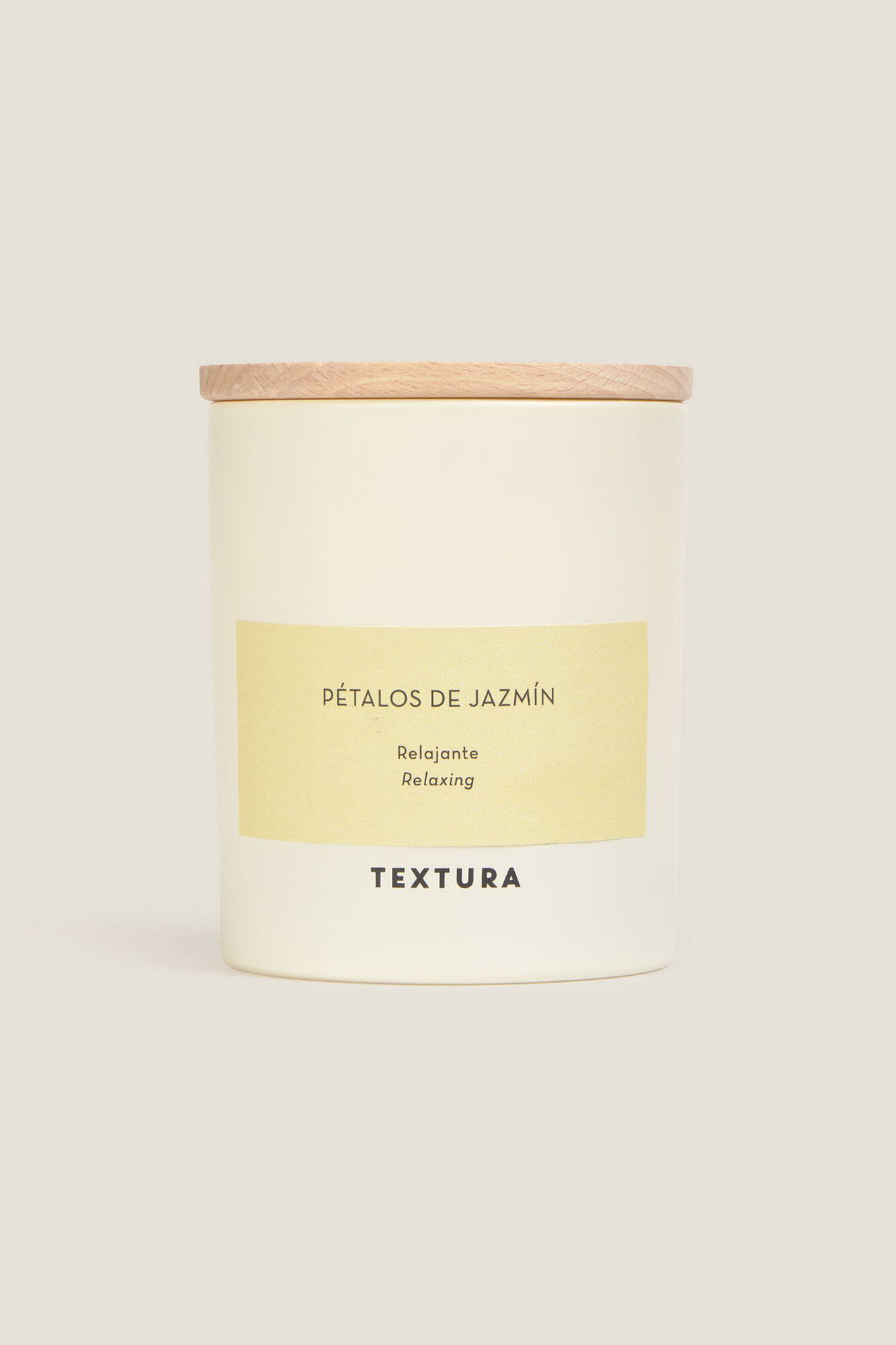 Textura Vela perfumada de jasmim