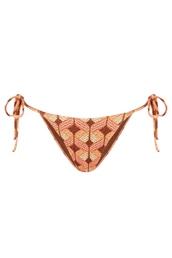 Womensecret Sundance side-tie bikini bottoms mit Print