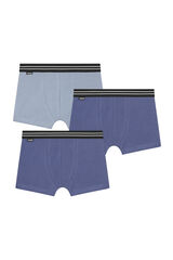 DIM Pacote com 3 boxers de algod&atilde;o para menino estampado