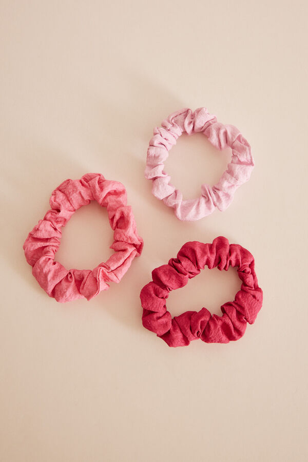 Womensecret Pink scrunchies 3 Roze