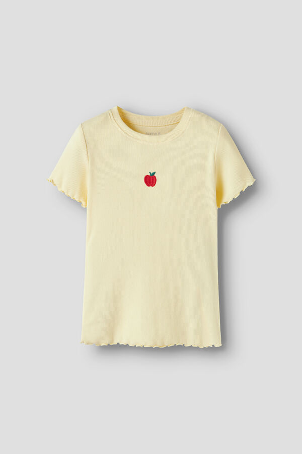 Name it Camiseta manga corta canal&eacute; ni&ntilde;a amarillo