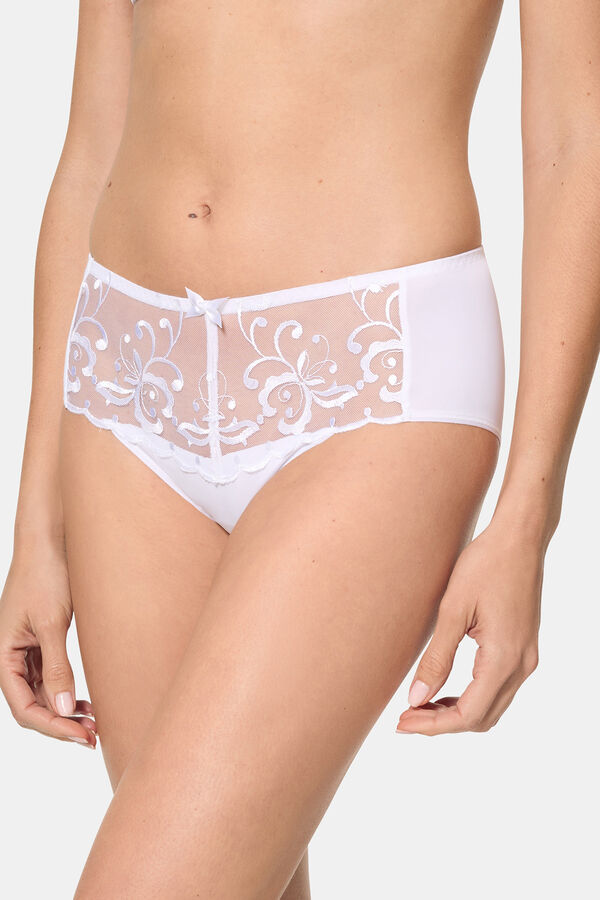 Playtex Braga midi microfibra blanco