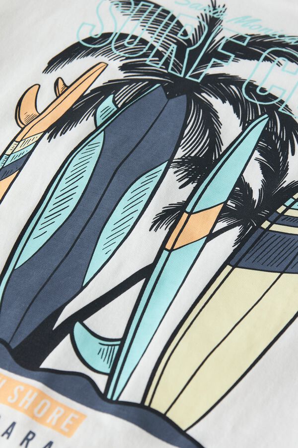 Name it T-shirt and Bermuda shorts set white