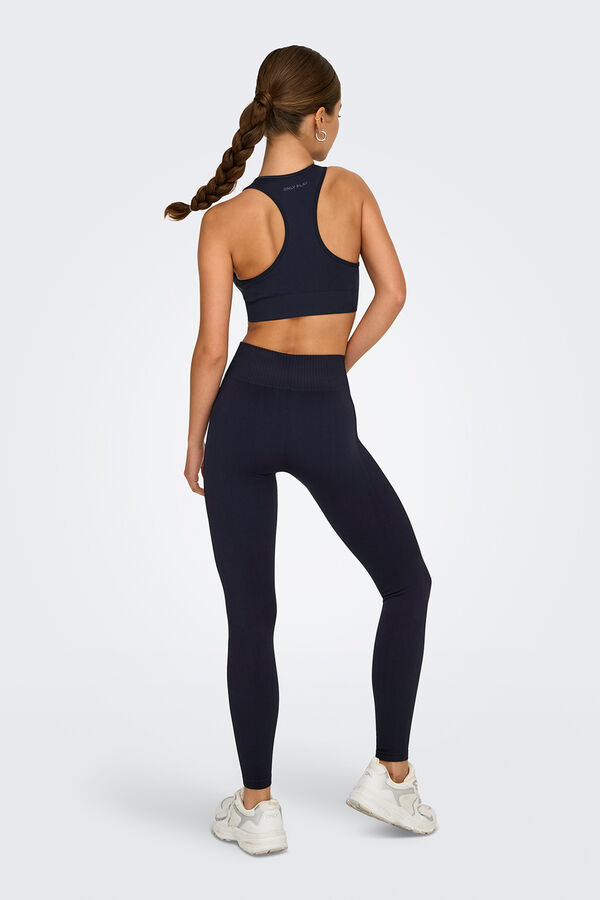 Only Play Sujetador deportivo espalda cruzada azul