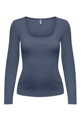 Only Maternity long sleeve maternity T-shirt  blue