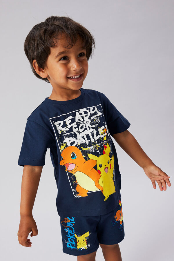 Name it Short sleeve boy's T-shirt POKEMON blue