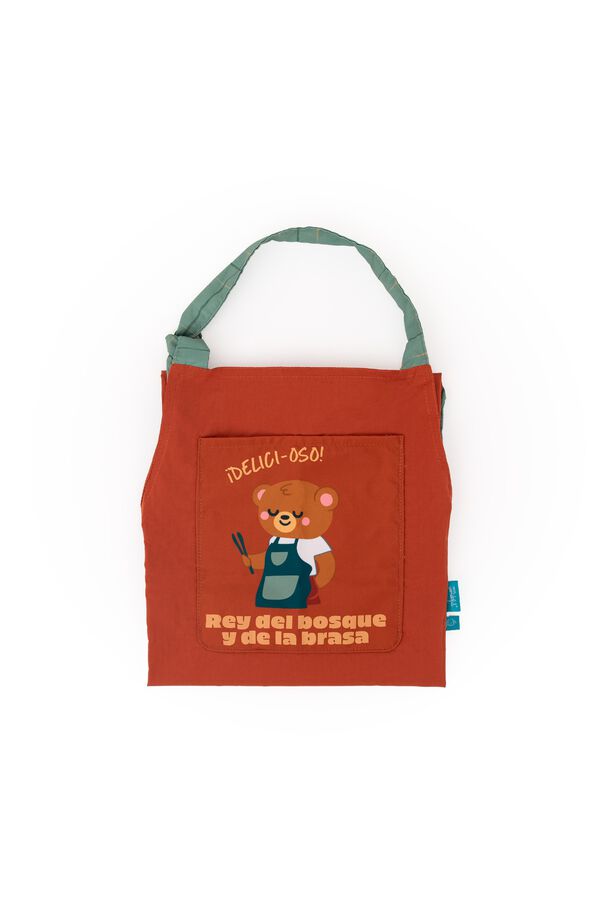 Mr. Wonderful Tablier - Roi de la for&ecirc;t et de la braise imprim&eacute;