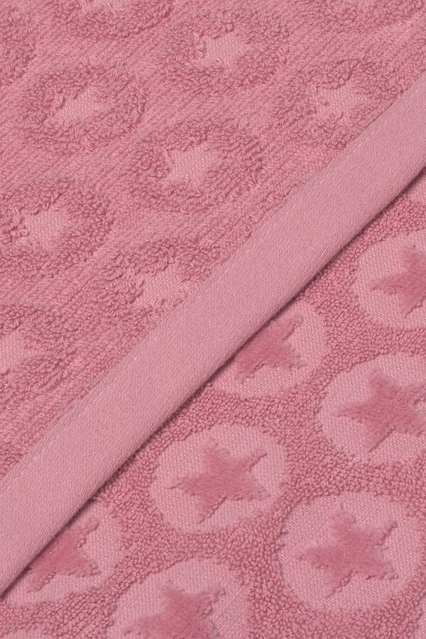 Womensecret Stars hooded towel pink