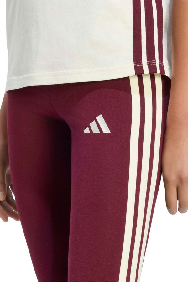 Adidas Essentials Cotton Leggings red