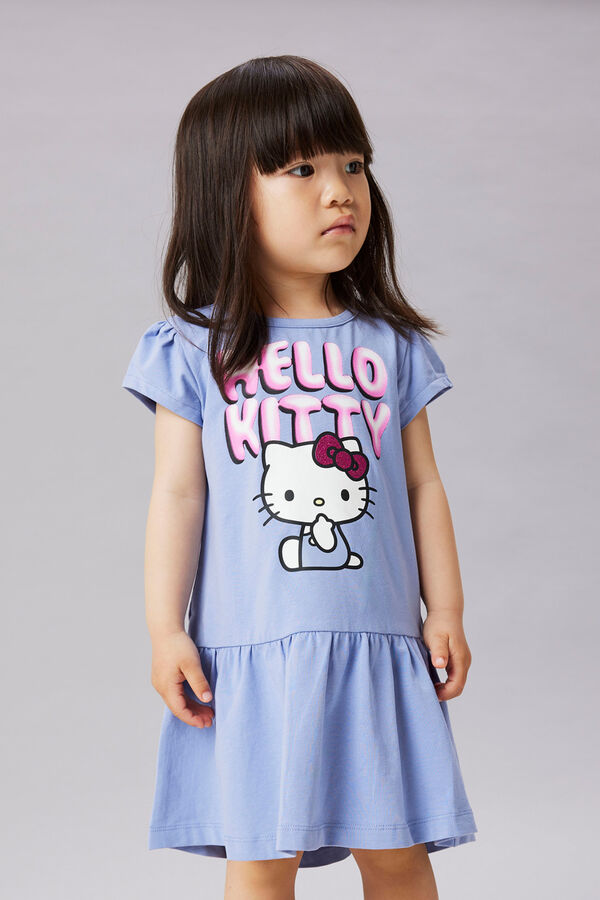 Name it Short sleeve dress Hello Kitty pink