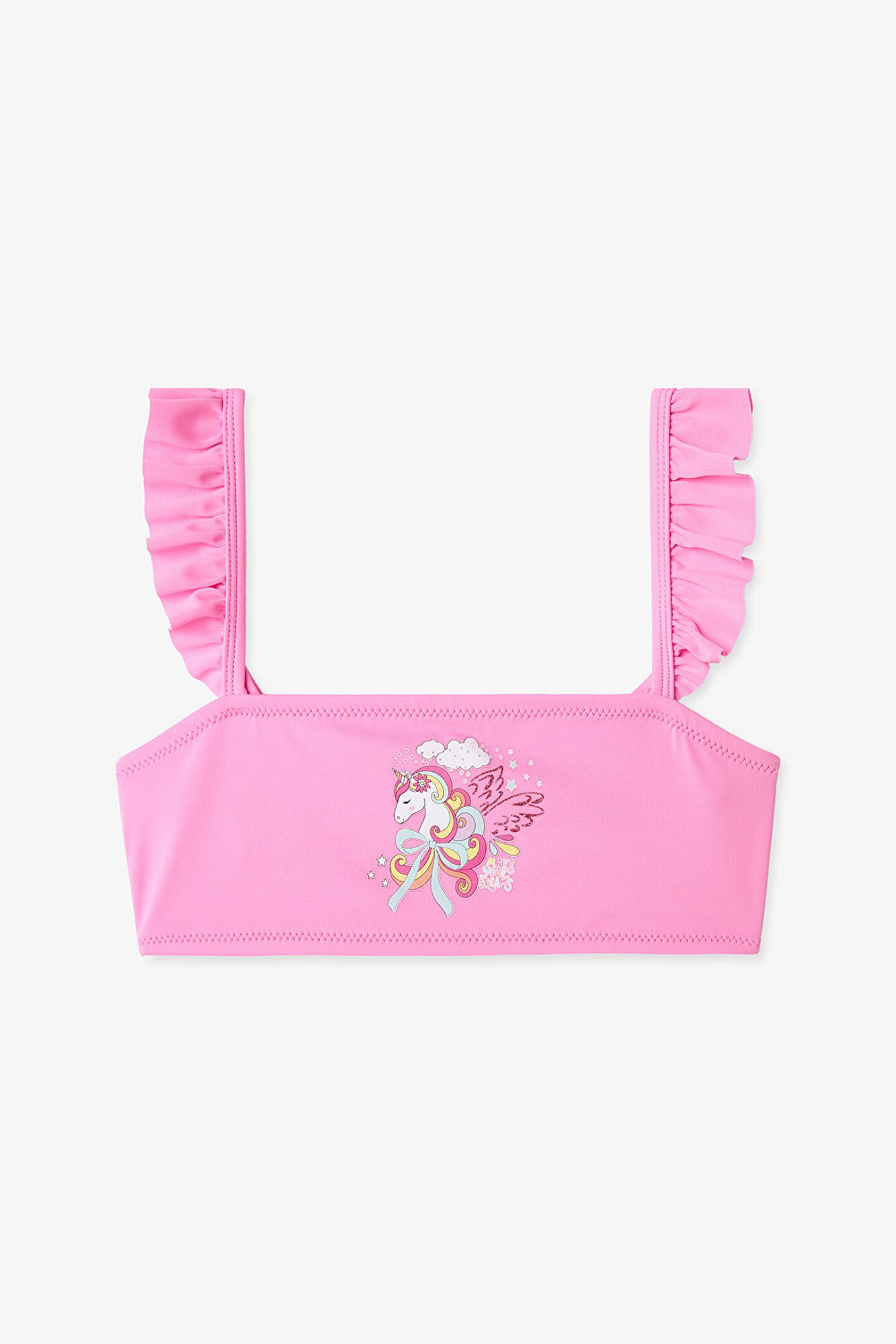 Penti Conjunto bikini infantil volantes unicornio